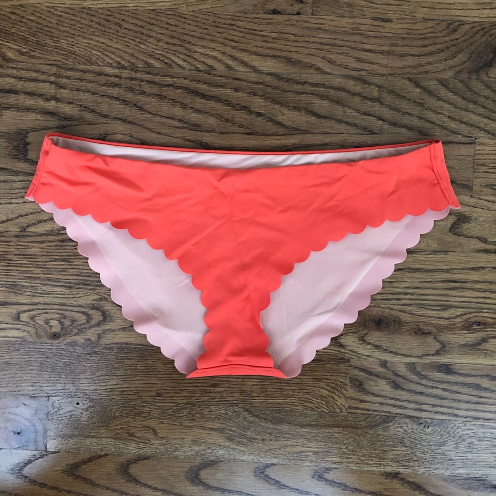 J Crew Scalloped Bathing Suit Bottoms